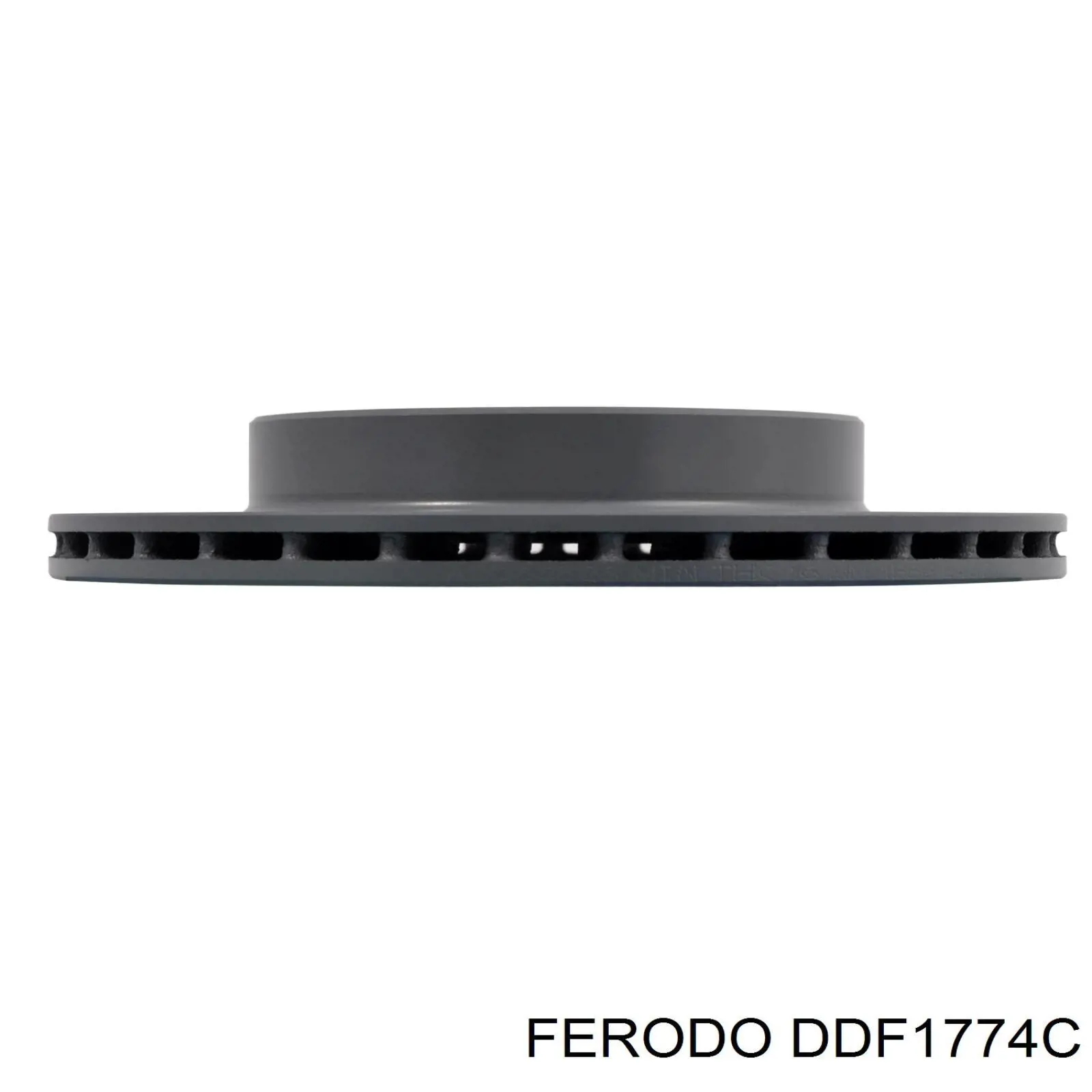 Купити DDF1774C Ferodo Ротор гальмівний