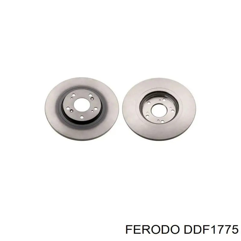 Гальмівні диски передні DDF1775 Ferodo