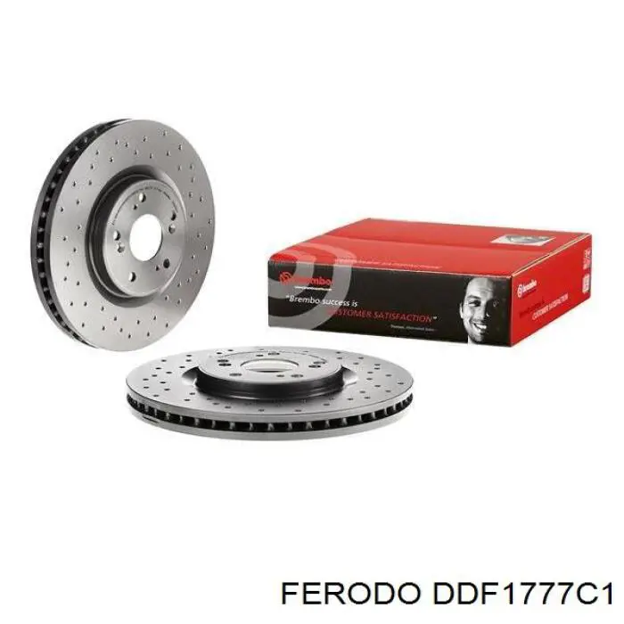 DDF1777C1 Ferodo диск гальмівний передній