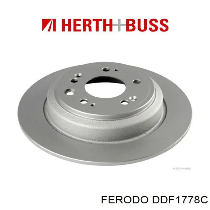 Гальмівні диски DDF1778C Ferodo