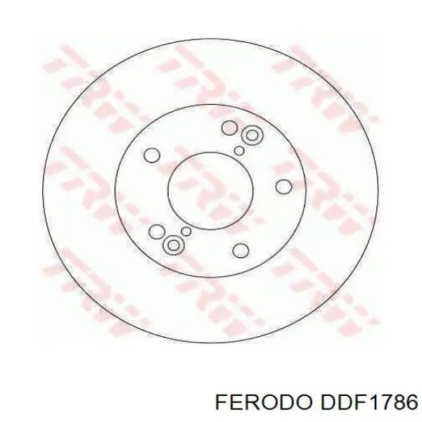 Диск переднього гальма Ferodo DDF1786 ціна, від 42.23 USD