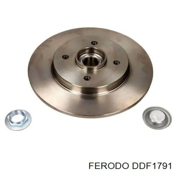 Купити DDF1791 Ferodo Диск заднього гальма