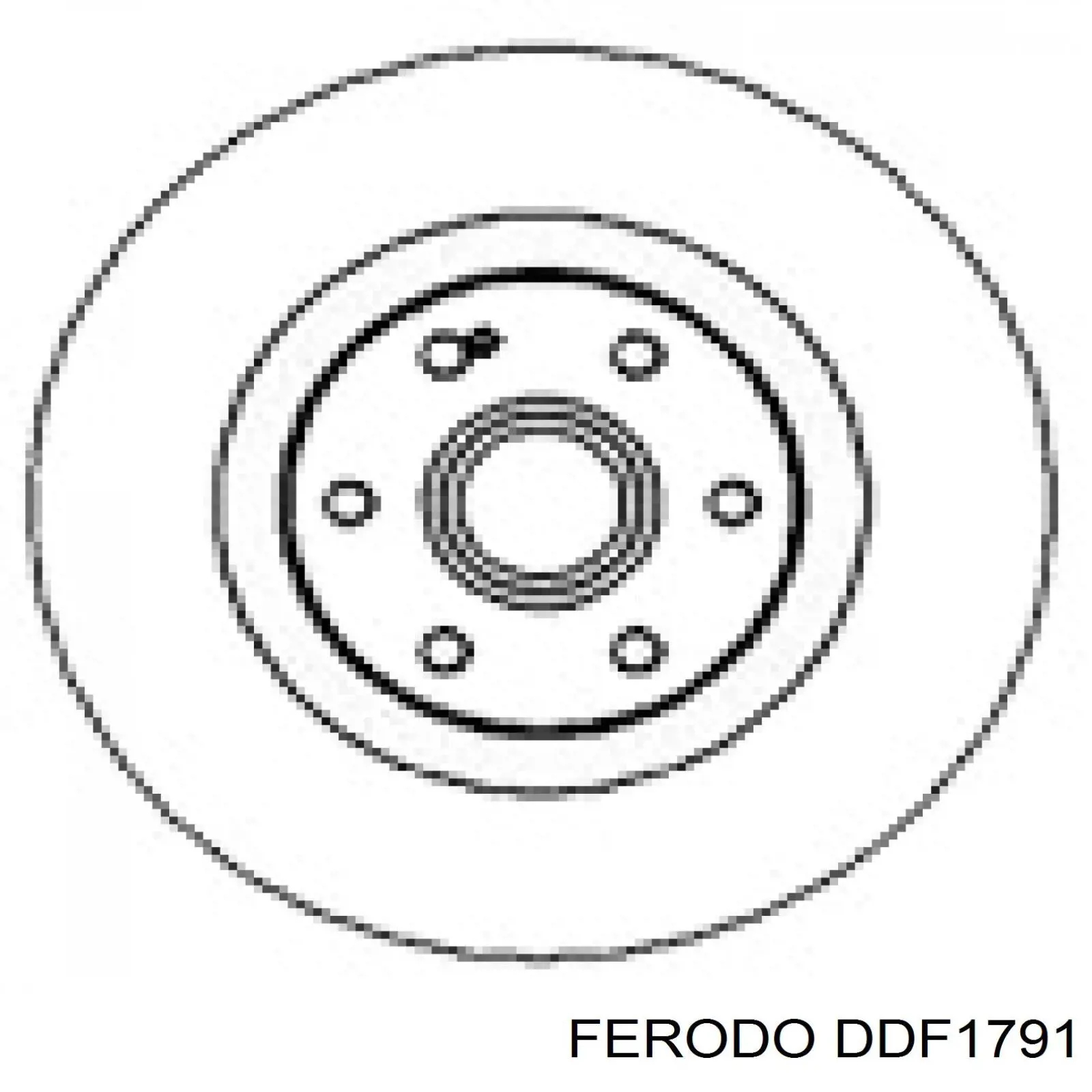 DDF1791 Ferodo Дискові гальма