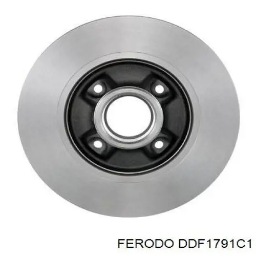 Купити DDF1791C1 Ferodo Диск заднього гальма