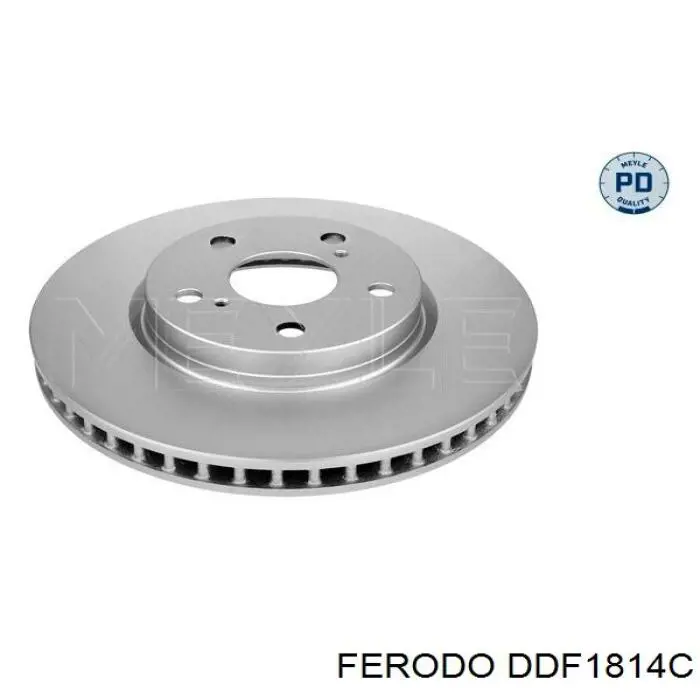 Диск гальмівний передній DDF1814C Ferodo