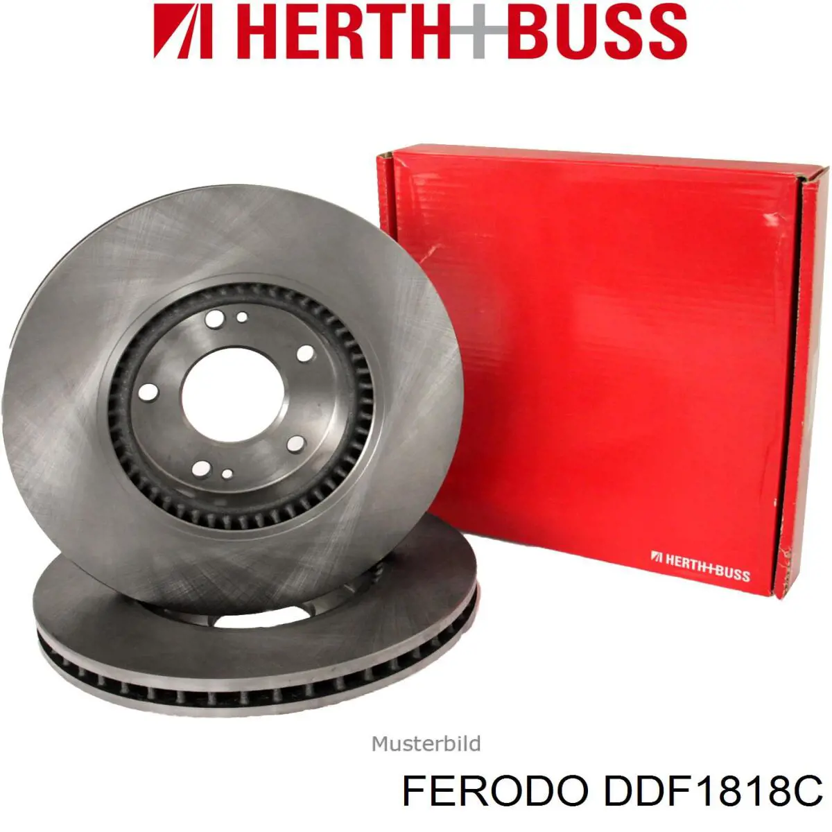 Диск гальмівний передній Ferodo DDF1818C