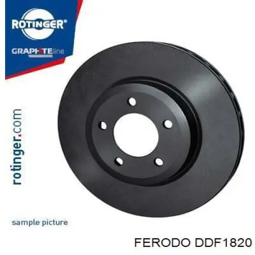 Диск переднього гальма Ferodo DDF1820 ціна, від 63.96 USD