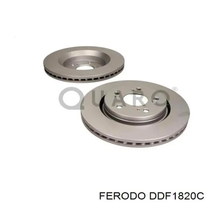 DDF1820C Ferodo диск гальмівний передній