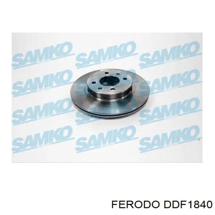 Диск переднього гальма Ferodo DDF1840 ціна, від 35.03 USD