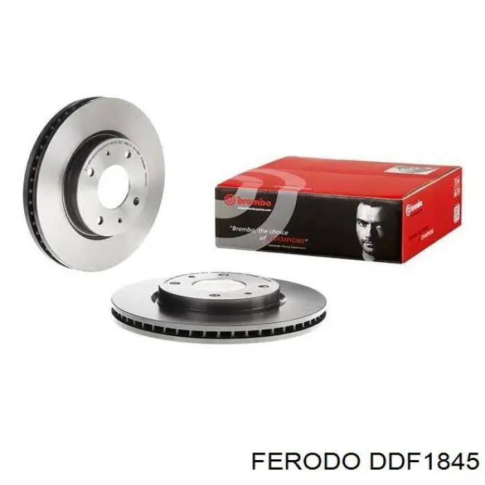 Гальмівні диски передні DDF1845 Ferodo