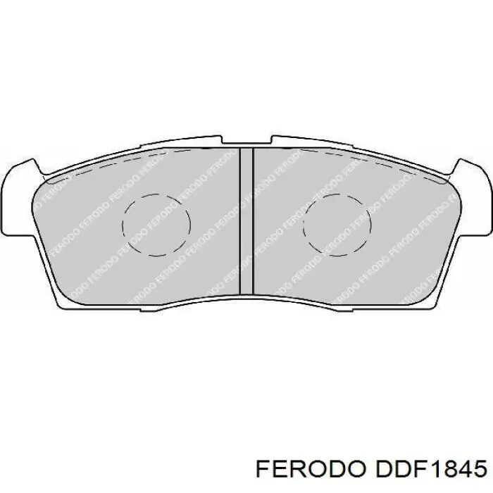 Диск гальмівний передній Ferodo DDF1845