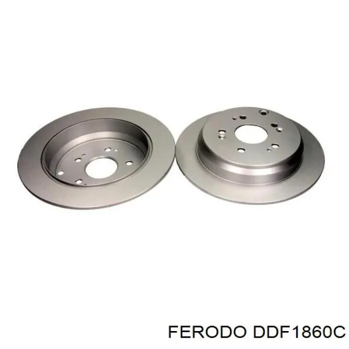 Задні дискові гальма Ferodo DDF1860C ціна, від 37.65 USD