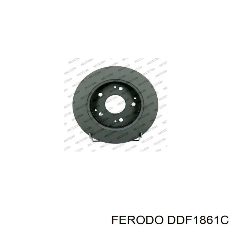 DDF1861C Ferodo диск гальмівний задній