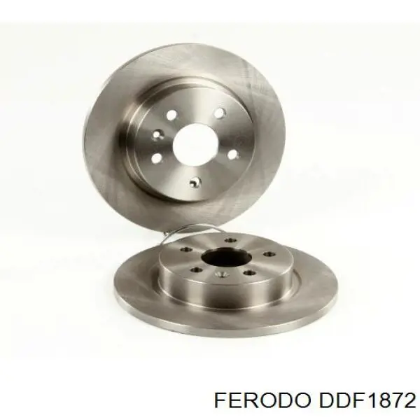 DDF1872 Ferodo диск гальмівний задній