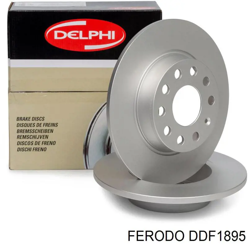 Купити DDF1895 Ferodo Диск заднього гальма