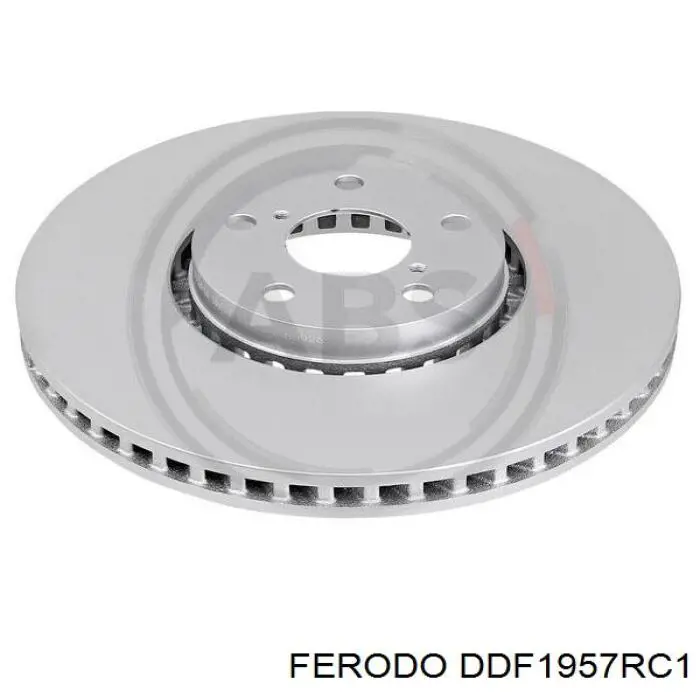 Диск гальмівний передній DDF1957RC1 Ferodo