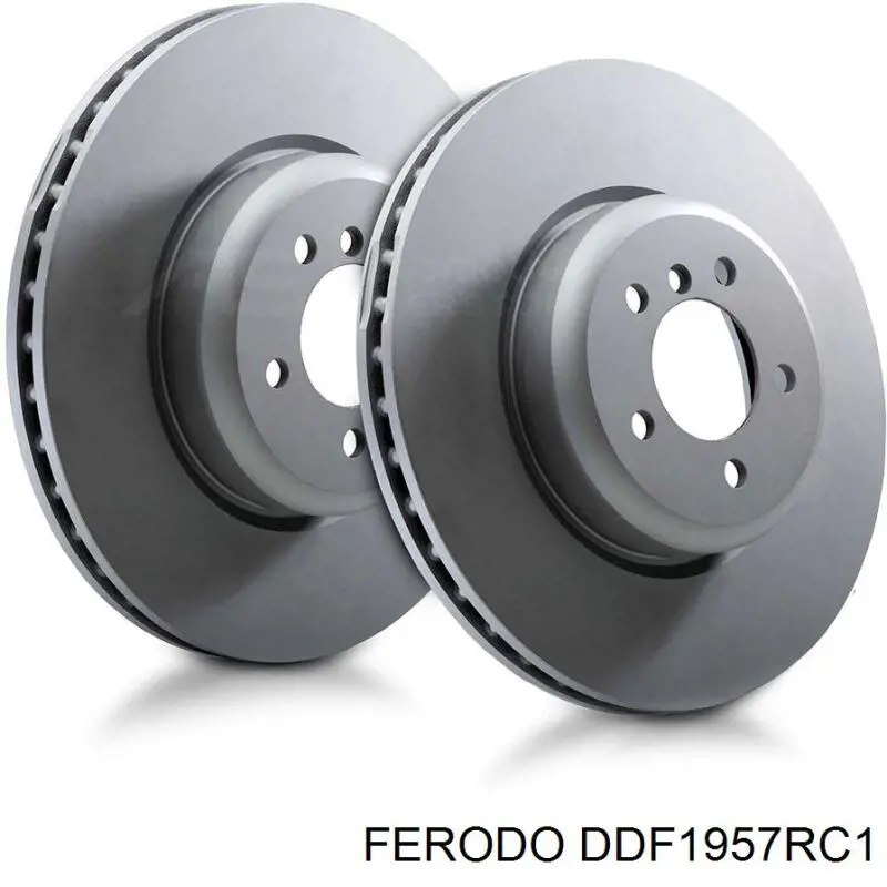 Диск гальмівний передній Ferodo DDF1957RC1