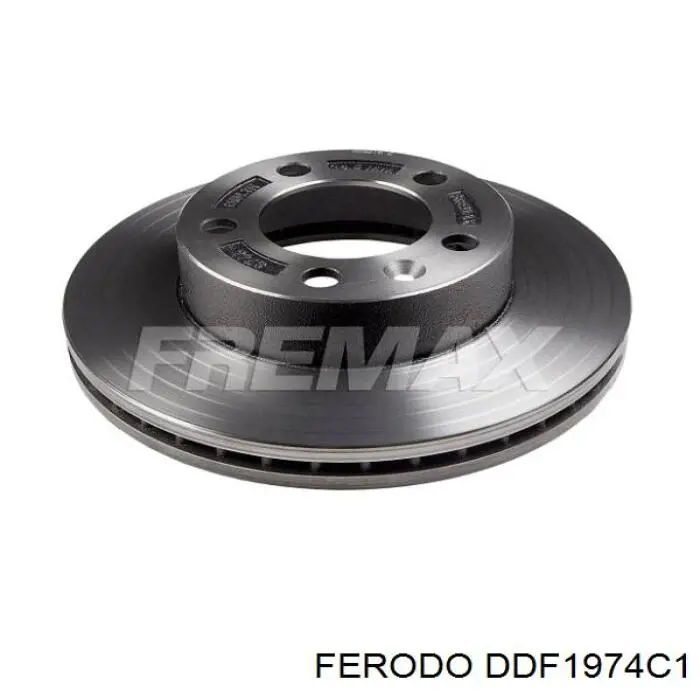 Диск переднього гальма Ferodo DDF1974C1 ціна, від 78.08 USD