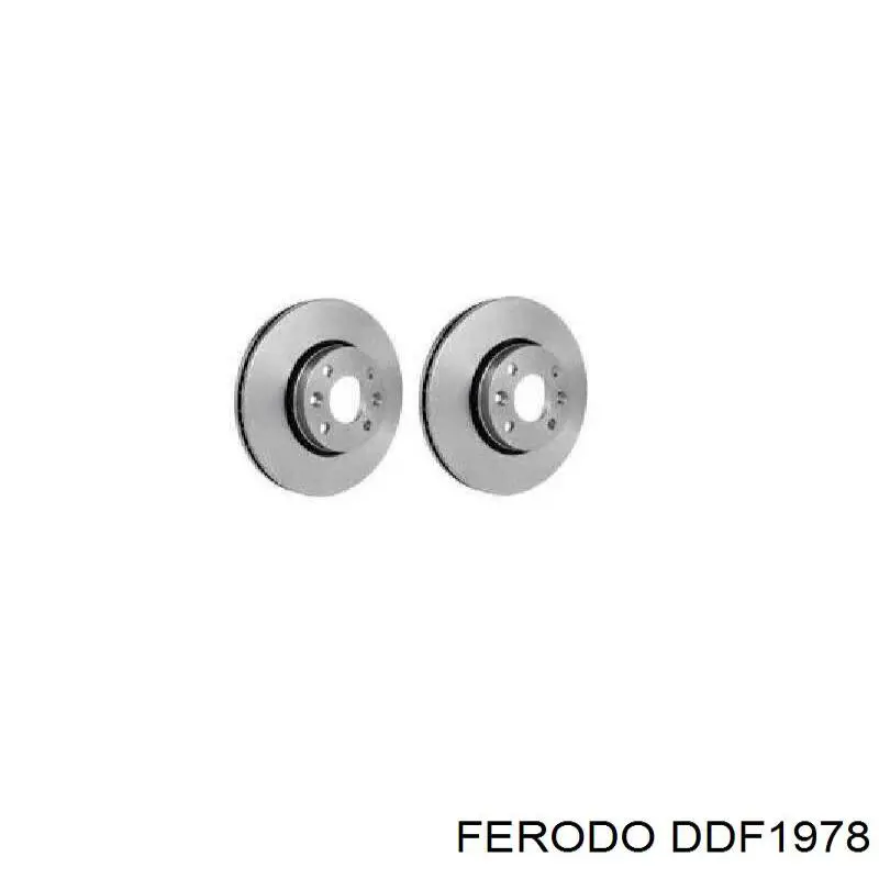 Диск гальмівний передній Ferodo DDF1978