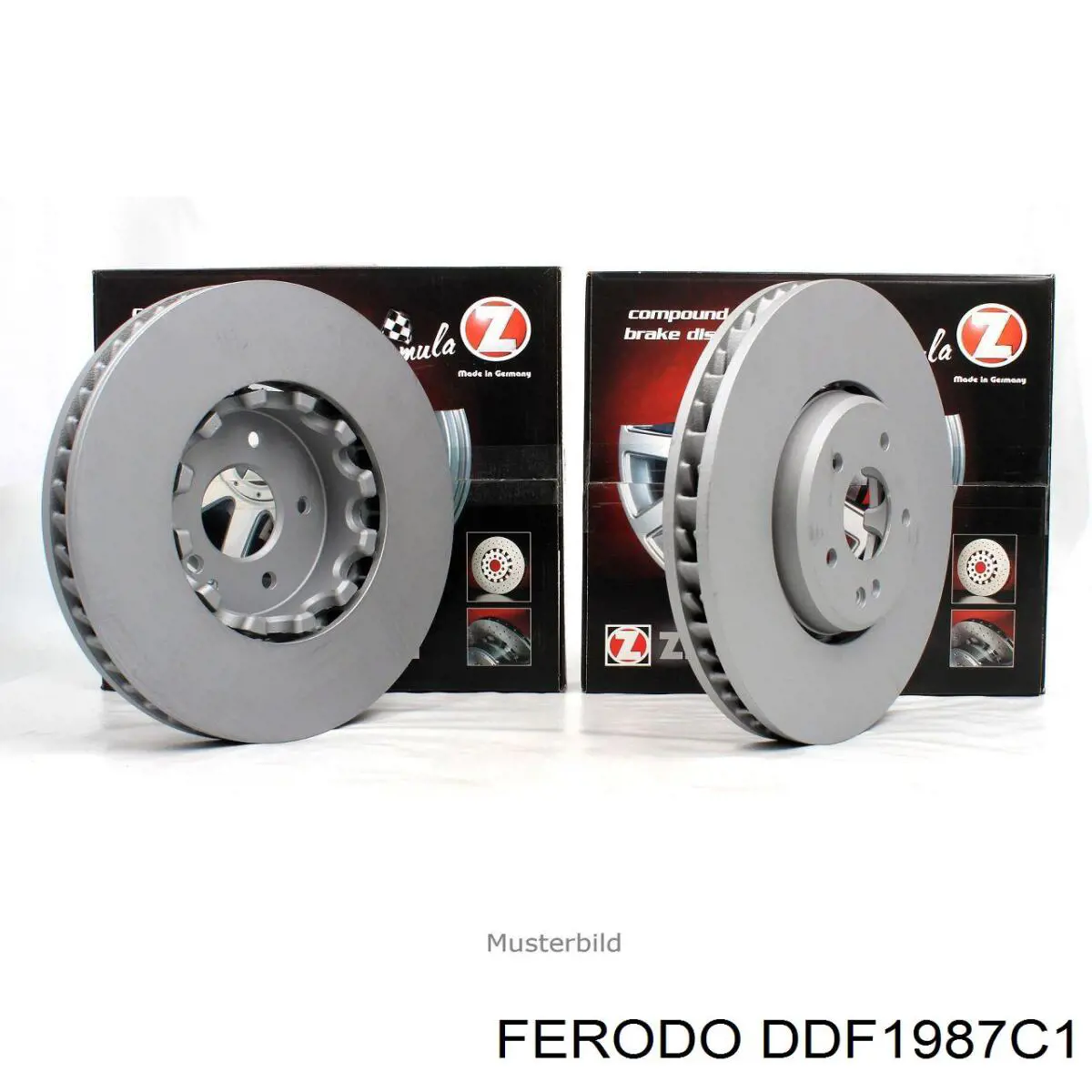 Диск переднього гальма Ferodo DDF1987C1 ціна, від 111.13 USD