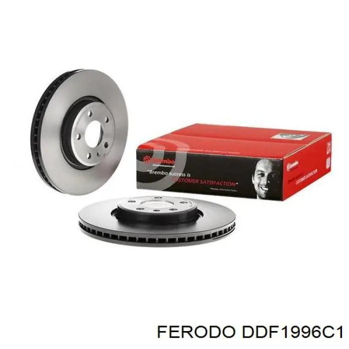 Гальмівні диски передні DDF1996C1 Ferodo