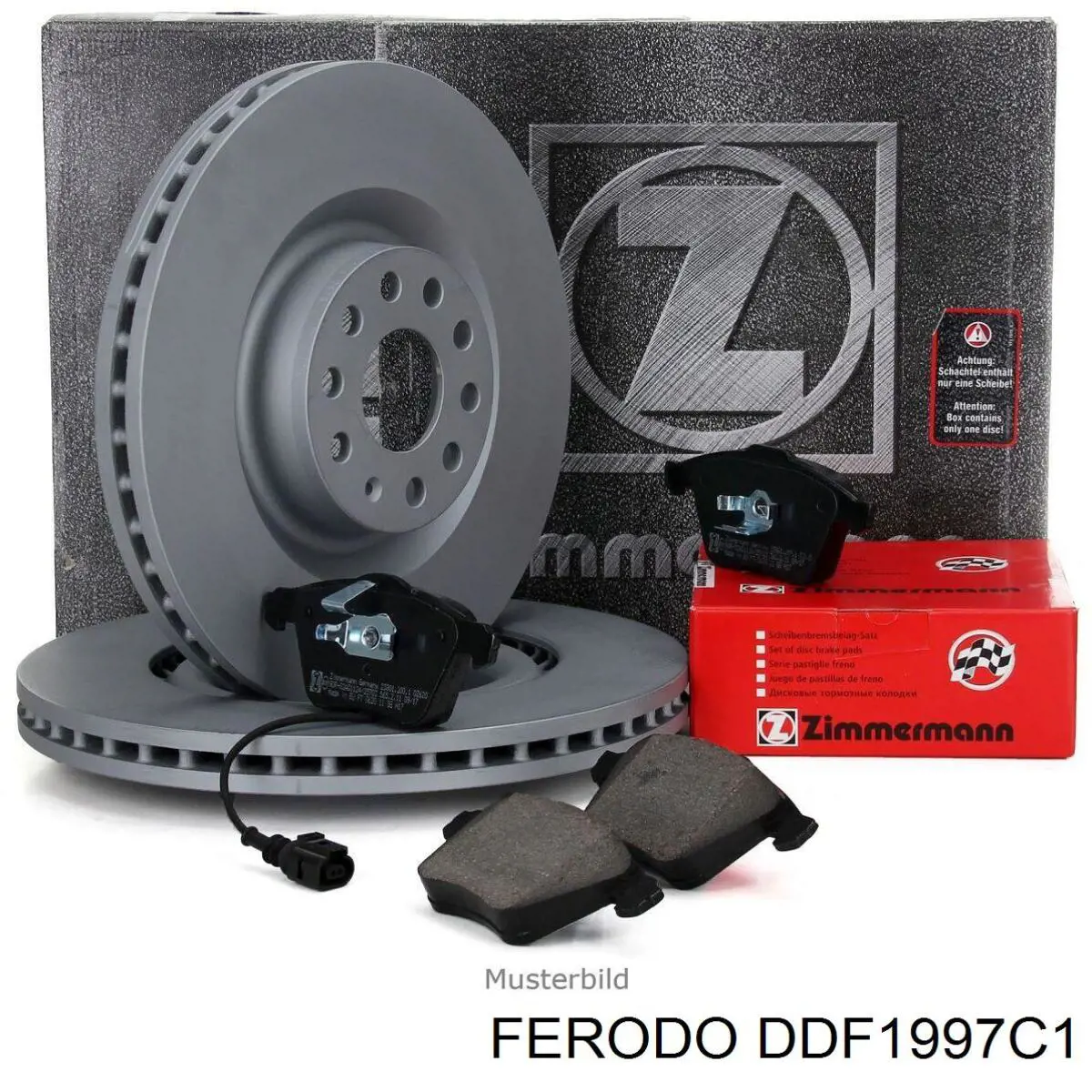 DDF1997C1 Ferodo Гальмо дискове переднє