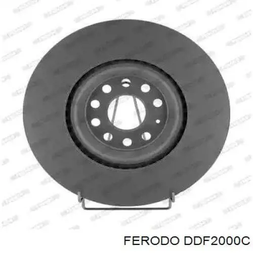 Диск переднього гальма Ferodo DDF2000C ціна, від 101.43 USD