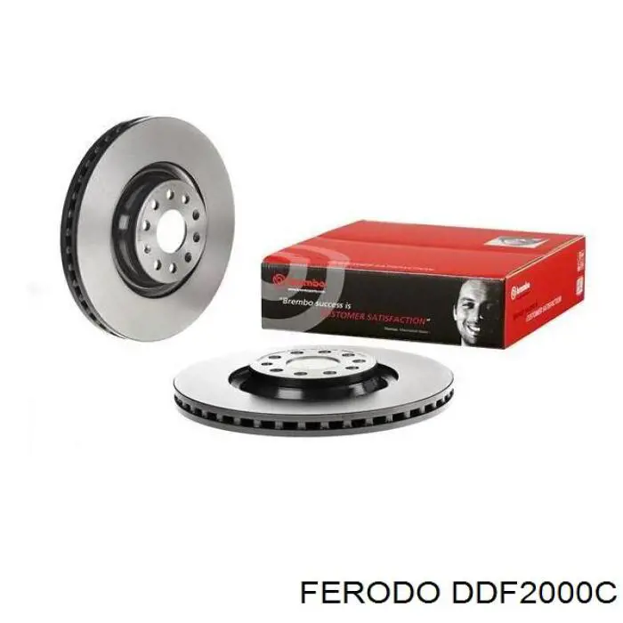 Купити DDF2000C Ferodo Ротор гальмівний