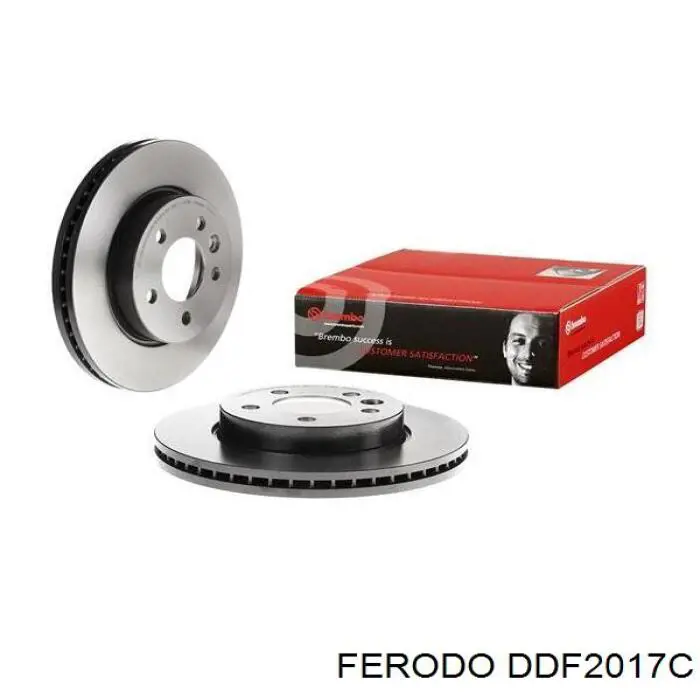 Диск переднього гальма Ferodo DDF2017C ціна, від 64.80 USD