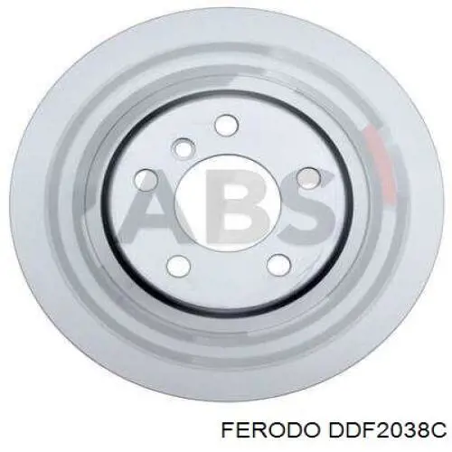 Купити DDF2038C Ferodo Диск заднього гальма