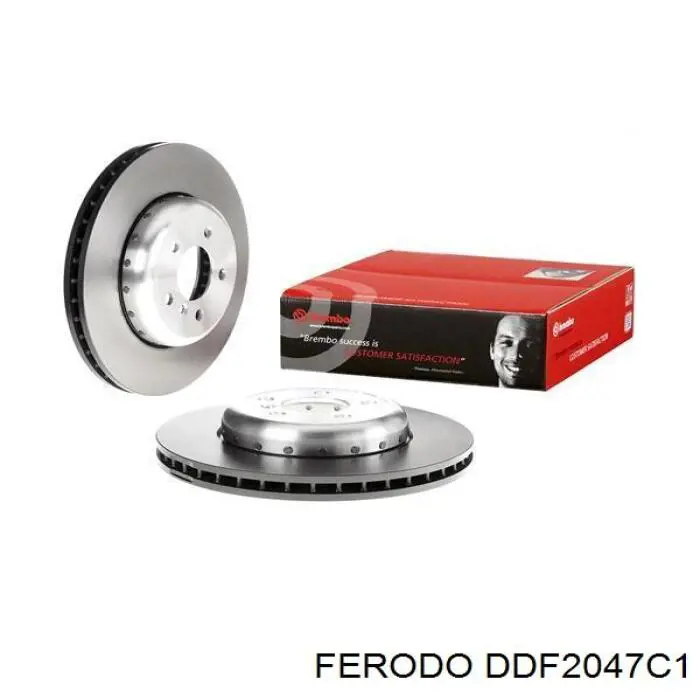 Гальмівні диски передні DDF2047C1 Ferodo