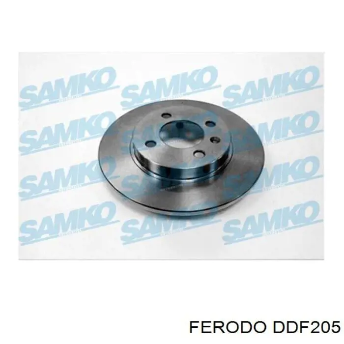 DDF205 Ferodo Гальмо дискове переднє