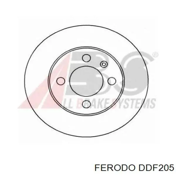 Купити DDF205 Ferodo Ротор гальмівний