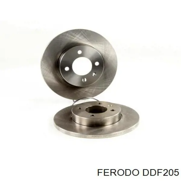 DDF205 Ferodo диск гальмівний передній