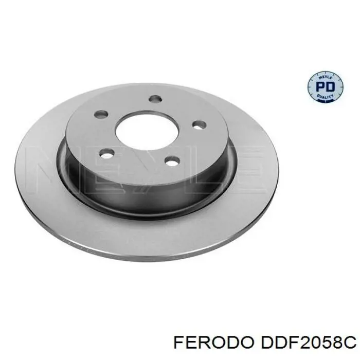 DDF2058C Ferodo Дискові гальма