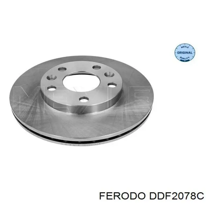 Гальмівні диски передні DDF2078C Ferodo