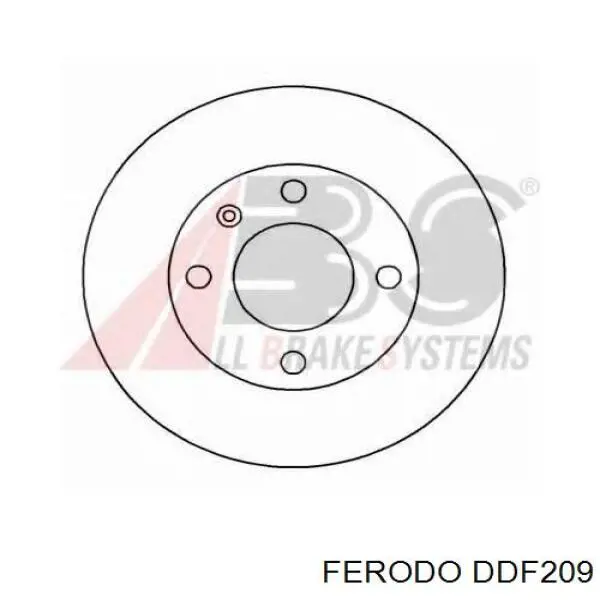 Гальмівні диски передні DDF209 Ferodo