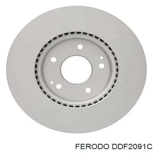 Диск переднього гальма Ferodo DDF2091C ціна, від 68.72 USD