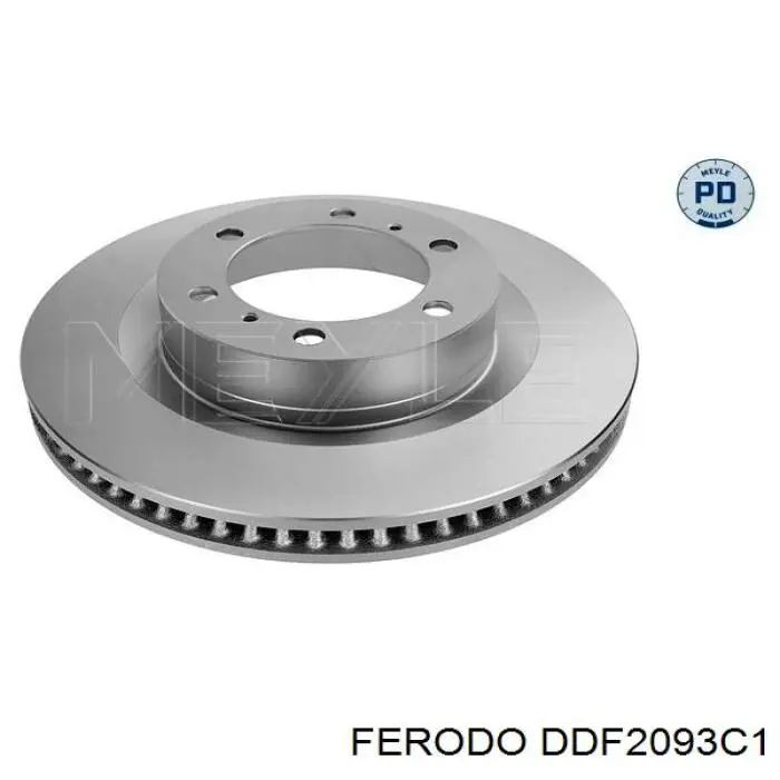 DDF2093C1 Ferodo диск гальмівний передній