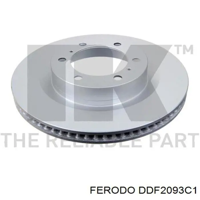 Диск переднього гальма Ferodo DDF2093C1 ціна, від 95.53 USD