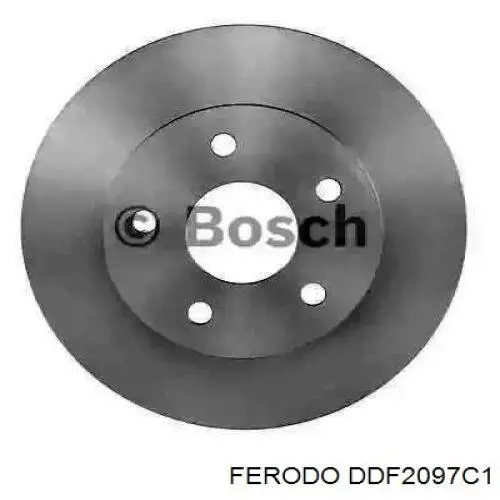Диск гальмівний передній Ferodo DDF2097C1