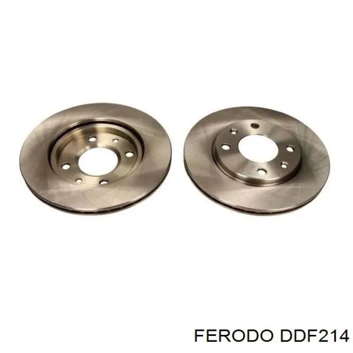 DDF214 Ferodo диск гальмівний передній