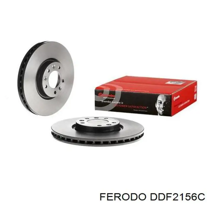 Диск переднього гальма Ferodo DDF2156C ціна, від 80.56 USD