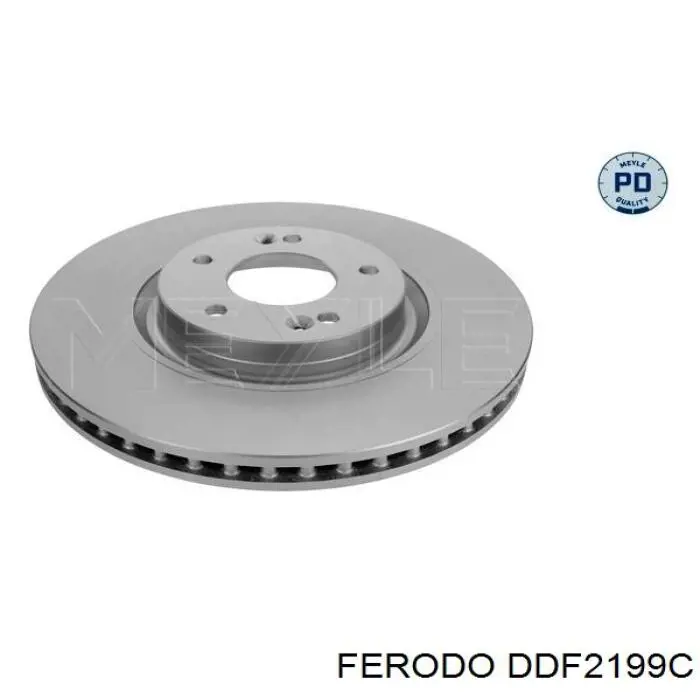 Диск гальмівний передній DDF2199C Ferodo