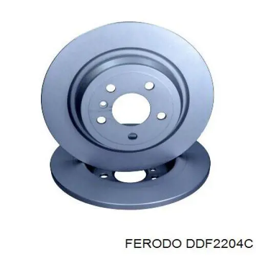 Купити DDF2204C Ferodo Диск заднього гальма