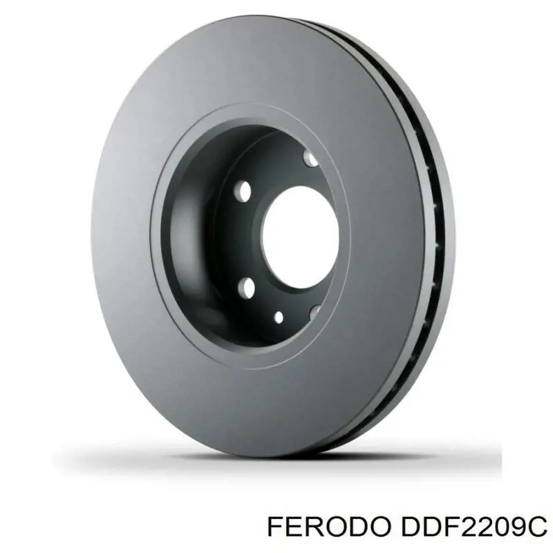 DDF2209C Ferodo диск гальмівний задній
