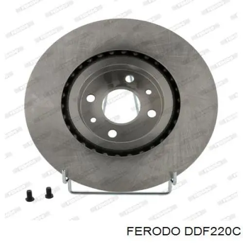 DDF220C Ferodo диск гальмівний передній