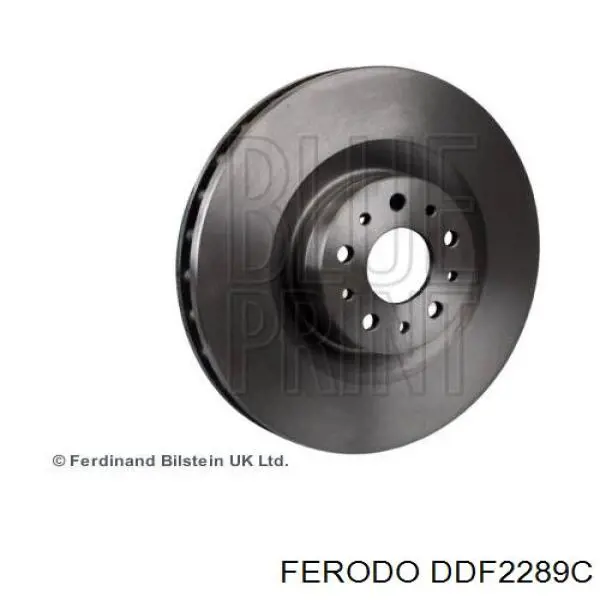 Диск гальмівний передній Ferodo DDF2289C
