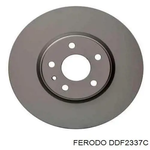 Диск гальмівний передній DDF2337C Ferodo