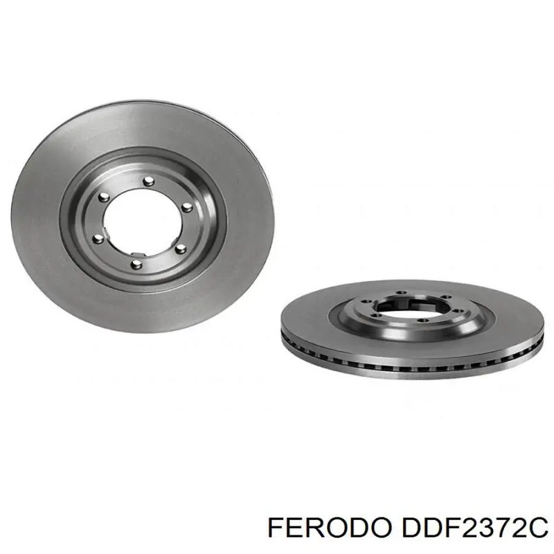 DDF2372C Ferodo диск гальмівний передній